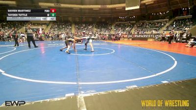 115 lbs Consi Of 8 #1 - Davien Martinez, Pomona Elite vs Tayden Tuttle, Nevada Elite