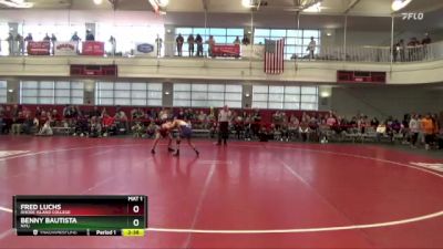 125 lbs Cons. Semi - Fred Luchs, Rhode Island College vs Benny Bautista, NYU