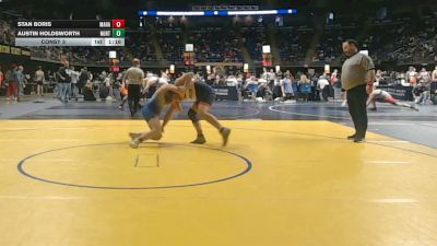 195 lbs Consy 3 - Stan Boris, Mahanoy Area vs Austin Holdsworth, Northwestern