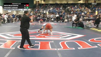 100 lbs Round Of 32 - Naiya Delos Santos, KY vs Guilianna Latshaw, PA