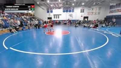 120 lbs Semifinal - Tarren Sarver, Sage Valley Jr High vs Austin Mueller, Dean Morgan