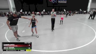 70 lbs Champ. Round 2 - Zander Smith, Midwest Xtreme Wrestling vs Bryce Heimer, Immortal Athletics WC