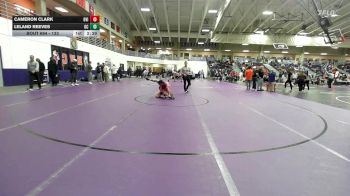 133 lbs Cons. Round 5 - Cameron Clark, Grand View (Iowa) vs Leland Reeves, Georgetown (KY)
