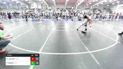 127 lbs Rr Rnd 3 - Caden Jarrett, Team Alien UFO vs Tobias White, TYW New Breed Jr High