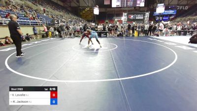 190 lbs Cons 16 #1 - Vincenzo Lavalle, NJ vs Kaleb Jackson, NJ