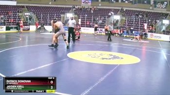 190 lbs Champ. Round 2 - Jayden Kiell, Tottenville-PSAL vs Patrick Donovan, St Anthonys