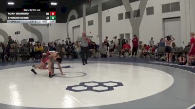 100 lbs Round 1 (6 Team) - Noah Desmond, Dynasty vs Spencer Evans, LAW/Crass