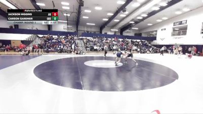 157 lbs Champ. Round 1 - Jackson Higgins, Averett vs Carson Gardner, Greensboro