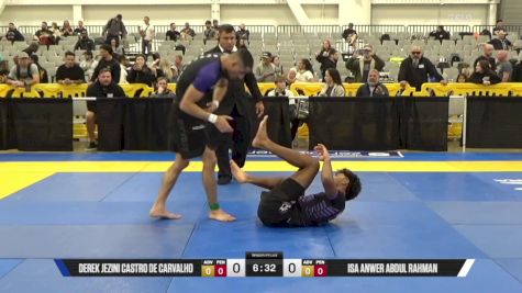 Isa Anwer Abdul Rahman vs Derek Jezini Castro De Carvalho 2025 World IBJJF Jiu-Jitsu No-Gi Championship