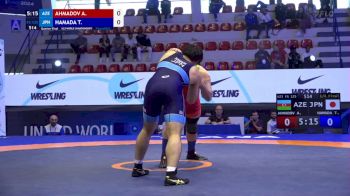 125 kg 1/4 Final - Aydin Ahmadov, Azerbaijan vs Toyoki Hamada, Japan