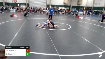 77-84 lbs Semifinal - Max Brown, Bear Cave vs Owen Zegar, Duncan Wrestling Club