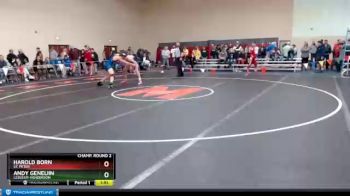 152 lbs Champ. Round 2 - Andy Geneliin, LeSueur-Henderson vs Harold Born, St. Peter