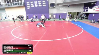 157 lbs Cons. Round 1 - Ryan Lewis, Team Idaho Wrestling Club vs Jax Jensen, Iowa