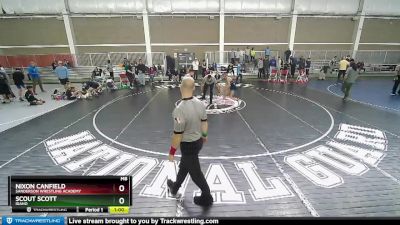 120 lbs 1st Place Match - Scout Scott, Idaho vs Nixon Canfield, Sanderson Wrestling Academy