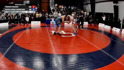 80kg Cons. Round 2 - Tristan Wilson, Capilano Wrestling Club vs Navraj Singh Randhawa, Independent Wrestling Club