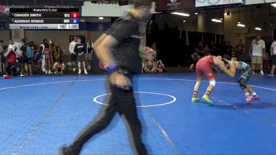 135 lbs Semis - Cragen Smith, Wichita Training Center vs Azariah Bonar, MWC Wrestling Academy