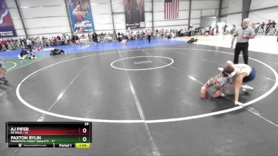 84 lbs Rd# 8- 12:30pm Saturday Final Pool - Paxton Bylin, Minnesota Funky Singlets vs AJ Pifer, PA Gold