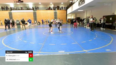 126 lbs Consi Of 4 - Kristiyan Georgiev, Georgia vs Ryder Mitchell, Bremen Takedown Club