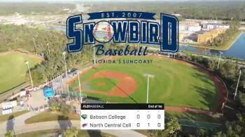 North Central Coll vs. Babson College - 2023 Snowbird Baseball
