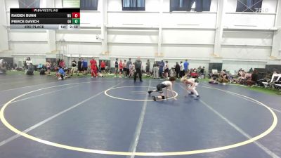 70 lbs 3rd Place - Raiden Bunn, WA vs Pierce Davich, OH