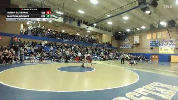 190lbs Cons. Round 3 - Makenna Brower, Ridgefield (Girls) vs Alizah Gutierrez, Eisenhower (Girls)