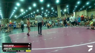 90 lbs Champ Round 1 (16 Team) - Gavin Mathis, Alabama Elite - Red vs Aiden Nam, Glasgow WA