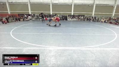 157 lbs Round 2 (8 Team) - Isaac Padilla, California vs Callum Mccormack, Georgia