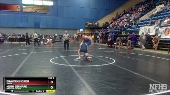 2 - 150 lbs Cons. Round 2 - Brayden Mosier, Union vs Keith Gerhard, Madison County