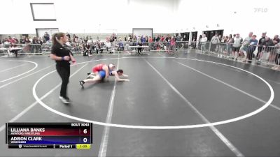 136 lbs Quarterfinal - Lilliana Banks, Aviators Wrestling vs Adison Clark, Wisconsin