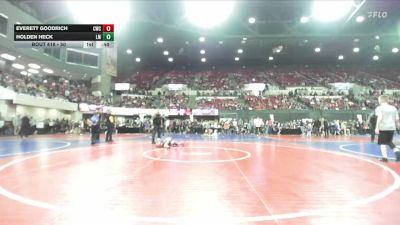 50 lbs Cons. Round 5 - Everett Goodrich, Chinook Wrestling Club vs Holden Heck, Laurel Matburners