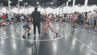 70 lbs Rr Rnd 1 - Ava Miller, Taylor Hammer Girls - GK12E vs Nyla Kitchens, PA West Black - GK12E