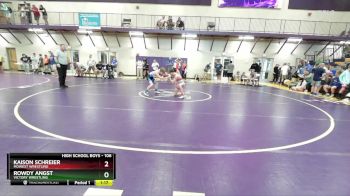 106 lbs Cons. Round 3 - Kaison Schreier, MoWest Wrestling vs Rowdy Angst, Victory Wrestling