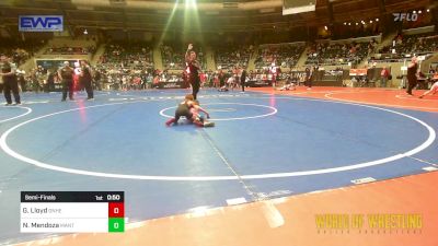 49 lbs Semifinal - Gary Lloyd, Team Donahoe vs Nixon Mendoza, MANTANONA-TC