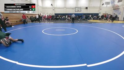 161 lbs Champ. Round 1 - Alexandee Ortiz, De La Salle vs Turner Mcfarland, Palo Alto