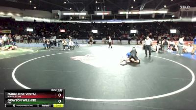 215 lbs Cons. Round 2 - Marquiese Vestal, North Kitsap vs Grayson Willhite, Fife