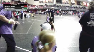 44-47 lbs Quarterfinal - Raylynn Drake, Grand Island Legacy Girls Wrestling Club vs Blakely Hopple, Blair Wrestling Club