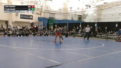197 lbs Cons. Round 3 - Josh Brown, King`s (pa) vs Tyler Mains, Arcadia