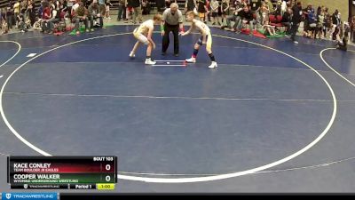 82 lbs Champ. Round 2 - Kace Conley, Team Boulder Jr Eagles vs Cooper Walker, Wyoming Underground Wrestling