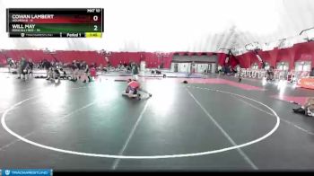 126 lbs Round 1 (4 Team) - Cowan Lambert, Holmen B vs Will May, Roncalli Red