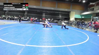 113 lbs Consi Of 16 #1 - Uriah Cruz, La Mirada vs Mason Schlaht, St John Bosco