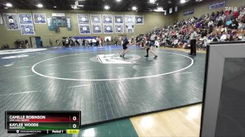 130 lbs Cons. Round 1 - Camille Robinson, San Luis Obispo vs Kaylee Woods, Bakersfield