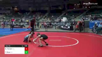 77 lbs Semifinal - Noah Fenner, Red Hawk vs Turner Ross, Sebolt Wrestling Academy