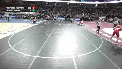 II-150 lbs Quarterfinal - Maverick Beckwith, Norwich vs Nathan Barber, Granville/Whitehall