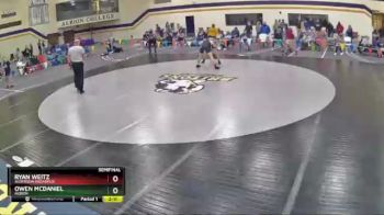 184 lbs Semifinal - Owen McDaniel, Albion vs Ryan Weitz, Alderson Broaddus