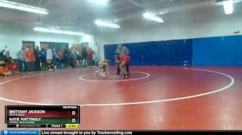 138 lbs Semifinal - Katie Mattingly, Carmel High School vs Brittany Jackson, New Albany