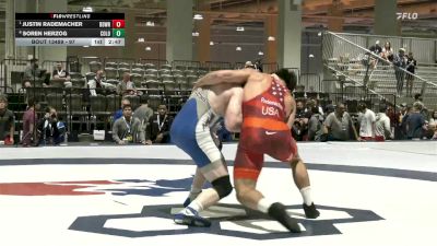97 lbs Quarters - Justin Rademacher, Beaver Dam Wrestling Regional Training Center vs Soren Herzog, Colorado