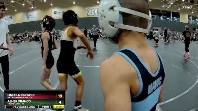 72 lbs Round 2 - Bradey Bleich, Mat Assassins Black vs Zavier Roye, Triangle WA