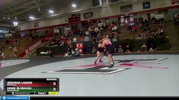 197 lbs Semifinal - Jeramiah Larson, Maryville vs Derek Blubaugh, Indianapolis