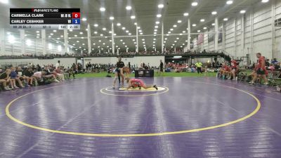 135 lbs Carmella Clark, Michigan Blue vs Carley Ceshker, Wisconsin