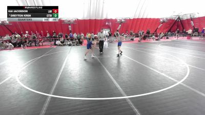 16U Boys - 106 lbs Quarters - Hudson Lee, LaCrosse Area Wrestlers vs Jackson Parmater, DC Elite Wrestling